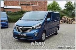 Renault Trafic 2014 Sportline Side Bars Lwb Polished Stainless Chrome Quality