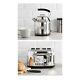 Retro Stainless Steel 3kw Jug 1.7l Rapid Boil Kettle Matching 4 Slot Toaster