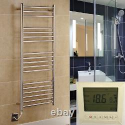 Riga Stainless Steel Heated Towel Rails All Sizes With Bidex Timer