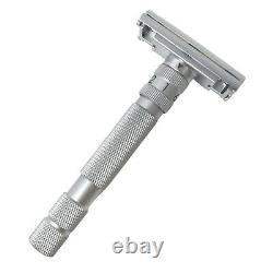 Rockwell Model T2 Adjustable Safety Razor, Brushed Chrome Finish, New, RR-T-BC