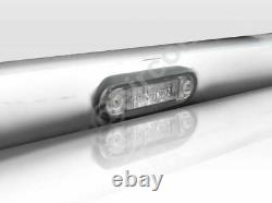 Roof Bar A + Rectangle Chrome Spot + LED To Fit Volkswagen Crafter 06 14 Front