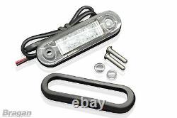 Roof Bar + Clamps + LEDs For Ford Transit MK7 2007-2014 Stainless Top Light Bar