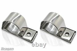 Roof Bar + LED Spots Lamp s For Iveco Eurocargo CHROME Stainless Steel Truck Top