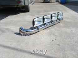 Roof Bar + Spot Lamps For Mitsubishi Canter CHROME Stainless Steel Truck Light