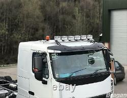 Roof Bar + Spot Lights + Amber Beacons For Scania 4 Series Low Day CHROME Steel