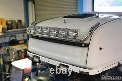 Roof Bar + Spot Lights For Mercedes Atego Stainless Steel Top Front Truck CHROME