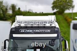 Roof Bar + Spots + Amber Beacons x2 For Volvo FH5 Globetrotter XL 2021+ Chrome