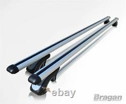 Roof Rails + Cross Bars To Fit Mercedes Vito Viano Van 14+ ELWB STAINLESS STEEL
