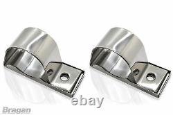 Roof Spot Light Bar For Mercedes Axor Low Cab Stainless Steel CHROME Front Truck