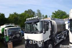 Roof Spot Light Bar For Renault C Range CHROME Stainless Steel Front Lorry Truck