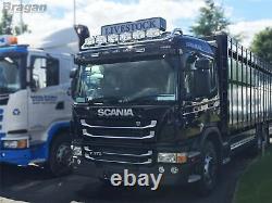Roof Spot Light Bar For Scania 4 Series CHROME Stainless Steel Front Truck Lorry