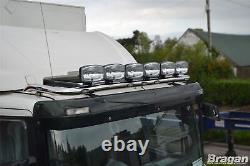 Roof Spot Light Bar For Scania P G R 6 Series 2009+ CHROME Stainless Lorry Truck