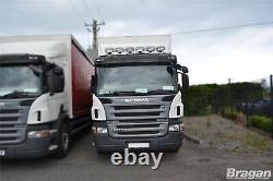 Roof Spot Light Bar For Scania P G R 6 Series 2009+ CHROME Stainless Lorry Truck