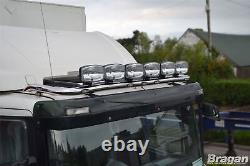 Roof Spot Light Bar For Volvo FL 2006+ CHROME Stainless Steel Front Truck Lorry