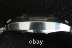 Rotary Watch 21 Jewels Automatic Brushed Chrome And Slate Hexagon Dial A Classic