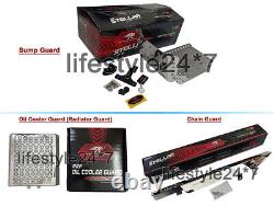 Royal Enfield Sump & Radiator Guard & Chain Guard Chrome GT & Interceptor 650