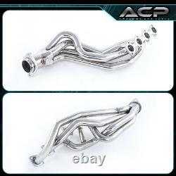 S/S Long Tube Exhaust Manifold Header For 96 97 98 99 00 01 02 03 04 Mustang Gt