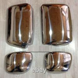 Scania 1998-2016 Chrome Mirror Cover'' Stainless Steel'' 4 Pcs