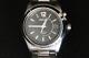Seiko 5m62 0cm0 Kinetic Watch Black & Chrome Dial Stainless Steel Strap A Beauty