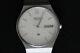 Seiko Sq 8223-8060 Watch Grey & Chrome Dial Steel Strap A Retro Vintage Classic
