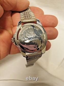 Shark Taucheruhr 200M Quartz Analogue Blue Watch Stainless Steel Used Browsing