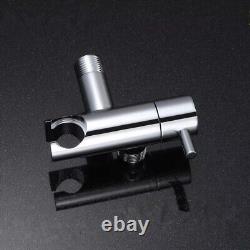 Shiny Chrome Brass Angle Valve Cold For Bidet Sprayer Switch With2m Spring Hose