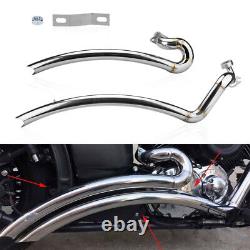 Shortshots Staggered Exhaust System Pipe For Yamaha V Star 1100 XVS1100