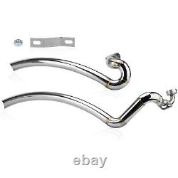 Shortshots Staggered Exhaust System Pipe For Yamaha V Star 1100 XVS1100