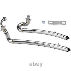 Shortshots Staggered Exhaust System Pipe For Yamaha V Star 1100 XVS1100