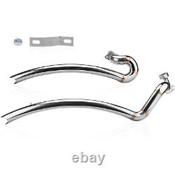 Shortshots Staggered Exhaust System Pipe For Yamaha V Star 1100 XVS1100