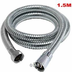 Shower Hose 1.5m / 2m Flexible Stainless Steel Chrome Shower Bathroom Pipe