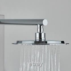 Shower Panel Column Massage Body Tower Round Stainless Steel Shower Head, Nickel