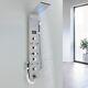 Shower Panel Tower System Stainless Steel With Led Light And Temperature Display