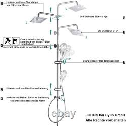 Shower Set in Stainless Steel 304 with Bathroom Shower System with Sh