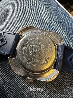 Sicura Globetrotter Vintage Worldtime GMT Watch Good Original Condition