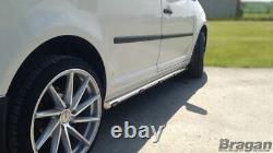 Side Bars + Amber LEDs For Renault Kangoo 199 -2007 Stainless Steel Accessory