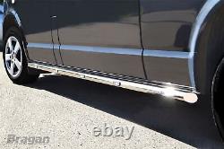 Side Bars + Amber LEDs To Fit Peugeot Partner LWB 2019+ Van Styling Accessories