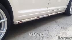 Side Bars + Amber LEDs To Fit Peugeot Partner LWB 2019+ Van Styling Accessories