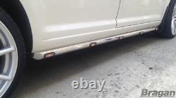Side Bars + Amber LEDs To Fit Volkswagen Caddy Maxi LWB 2010 2015 Accessories