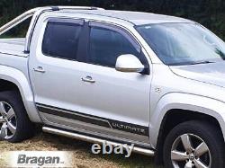 Side Bars Curved For Mitsubishi ASX 2010-2018 Chrome Steps Tubes Stainless 4X4