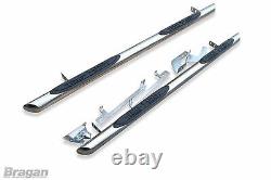 Side Bars For Skoda Yeti SWB 2009+ Chrome Polished Stainless Steel Tube Skirts