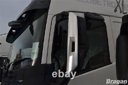 Side Mirror Covers To Fit Volvo FH5 Globetrotter XL 2021+ Stainless Steel Chrome
