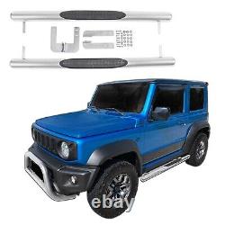 Side bars CHROME stainless steel side steps pair for Suzuki Jimny 3D 2021-up