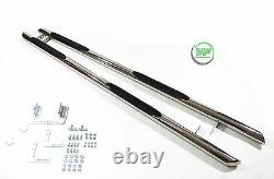 Side bars Chrome stainless steel side bars for VAUXHALL VIVARO SWB 2001-2014