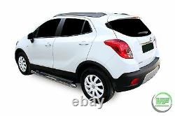 Side bars Chrome stainless steel side steps for CHEVROLET TRAX 2012-up