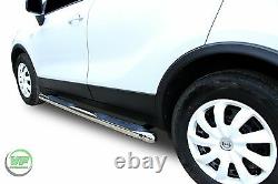 Side bars Chrome stainless steel side steps for CHEVROLET TRAX 2012-up