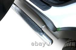 Side bars Chrome stainless steel side steps for KIA SPORTAGE 2015-up