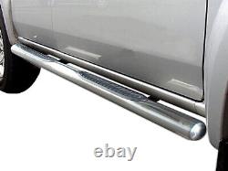 Side bars Chrome stainless steel side steps for MAZDA BT-50 2006-2011