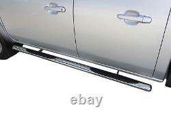 Side bars Chrome stainless steel side steps for MAZDA BT-50 2006-2011