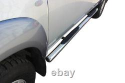 Side bars Chrome stainless steel side steps for MAZDA BT-50 2006-2011